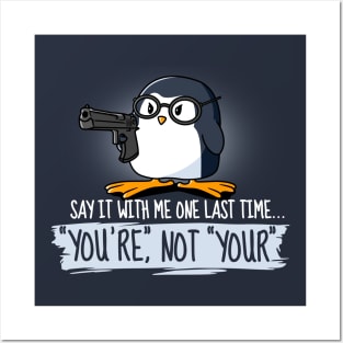 Grammar Penguin Posters and Art